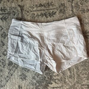 lululemon athletica Women's White Athletic Shorts